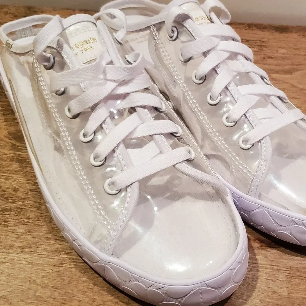 Keds x Kate Spade Women's Kickstart Mules Clear Gold Shoes Size 9 US - Picture 4 of 15